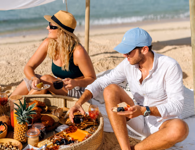 Slow luxury in Mauritius for Christmas with festive décor, private pool, and ocean views.