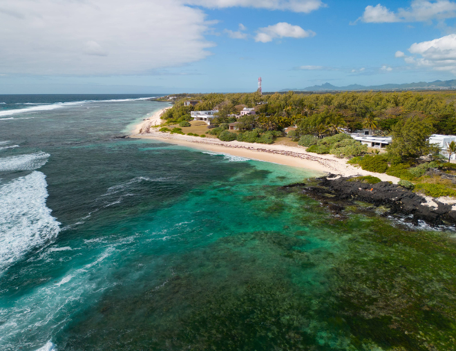 Villas with breathtaking sea views in March on the island of Mauritius