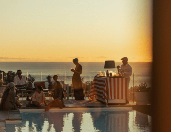 Multiple generations come together to create memories at a family reunion party in tropical Mauritius.