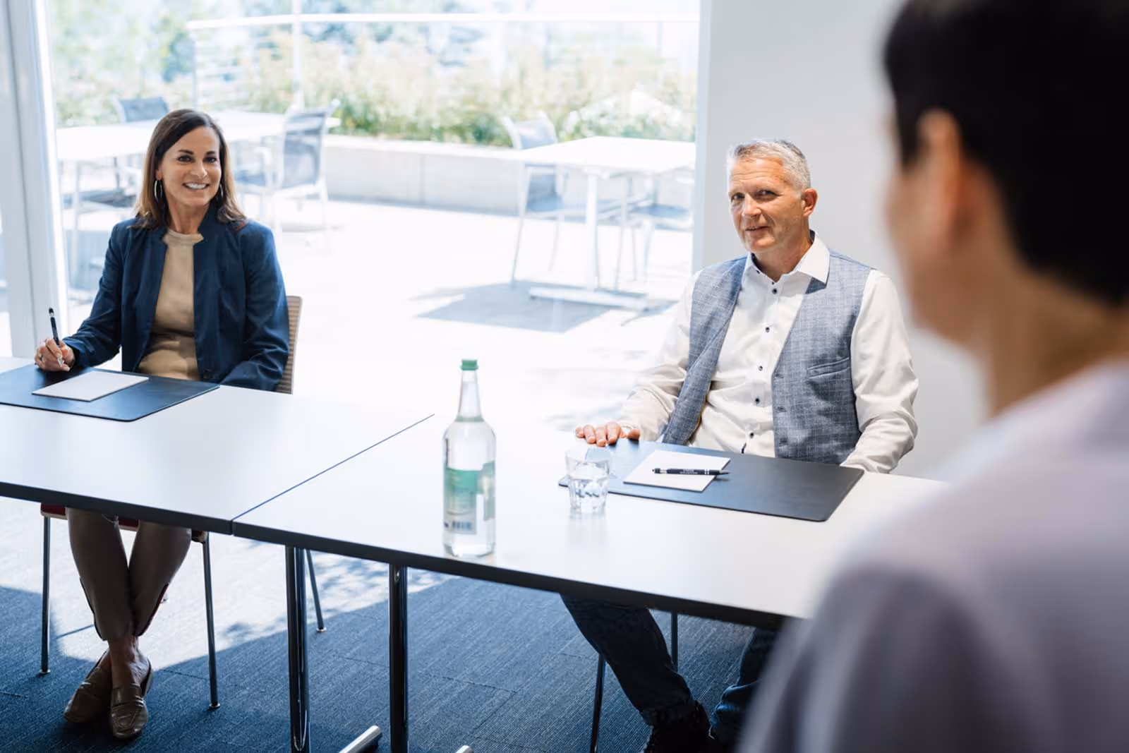 Les invités du séminaire lors d'une présentation
