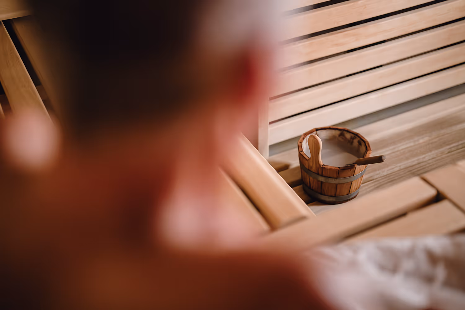 Entspannen in der Sauna