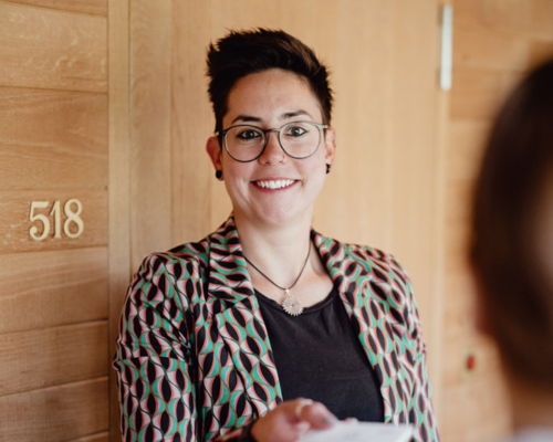 Andrea Horisberger Chef de Rezeption