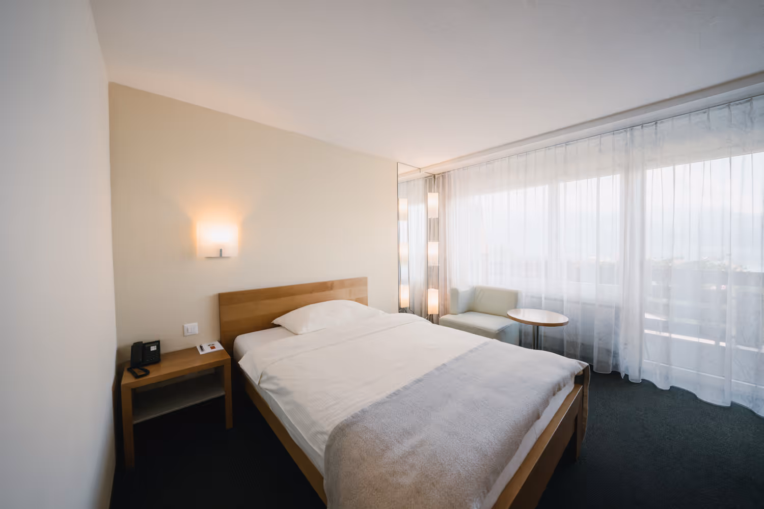  Chambre individuelle avec vue sur le lac