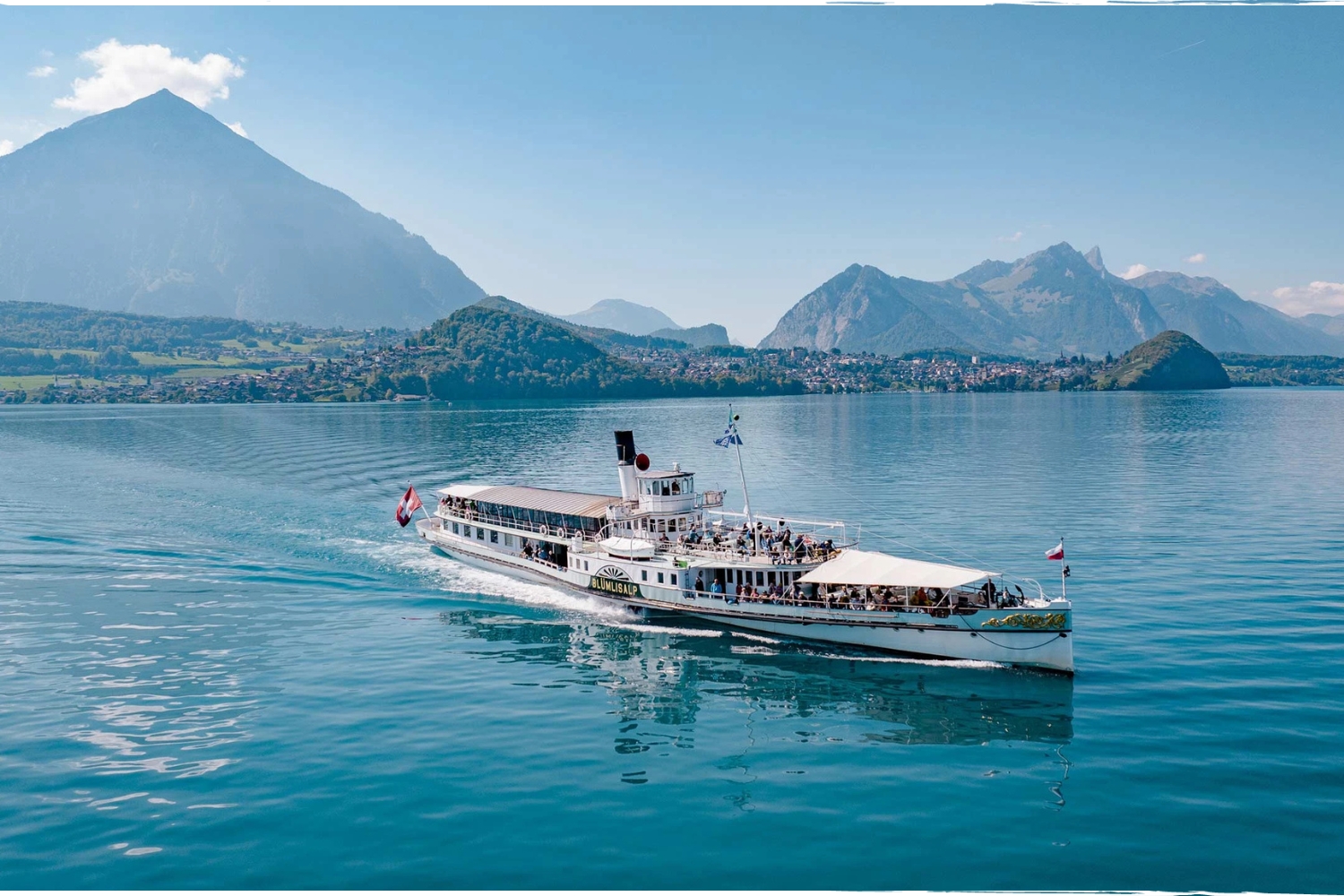 View of the Mountains in the Bernese Oberland