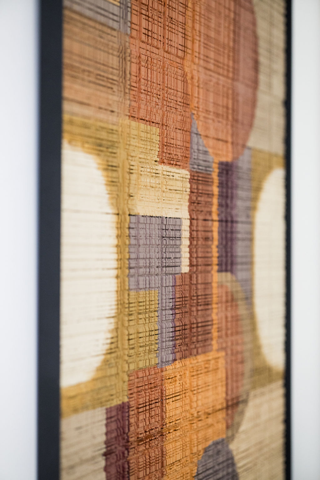 Square abstract composition on wood by Belgian artist Helene Dawans in orange brown and beige tones. This distinctive piece is crafted from wooden panels that once served carpentry purposes, giving it a rich history and unique texture. Hélène’s mastery transforms these circular surfaces into bold visual statements, blending dynamic colors and organic forms that invite contemplation and evoke emotion. The round shape adds a modern and harmonious feel, perfect for enhancing any living or work space with a touch of contemporary elegance.
