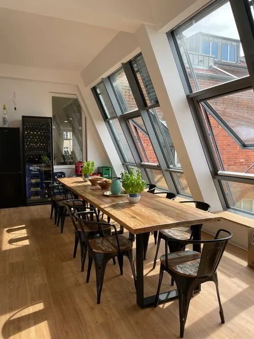 Kitchen in the PowerUs office