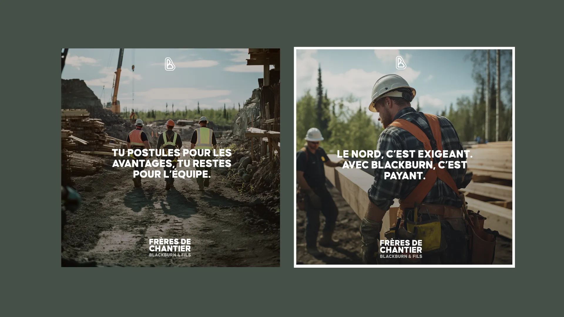 Univers de marque employeur de Construction Blackburn et Fils