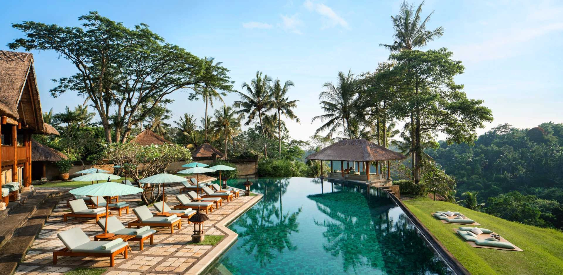 Fly from Amanpulo to Bali and arrive in lush Ubud for your next tropical retreat. Upon landing, a private transfer brings you to Amandari, perched above the Ayung River Gorge. Spend the afternoon unwinding at your Pool Suite or exploring the jungle-fringed surroundings. Enjoy dinner at your leisure-whether at the hotel or a nearby Balinese restaurant under the stars.