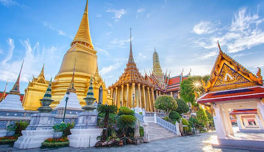 Dock near Bangkok and dive into Thailand’s vibrant capital. Explore Wat Pho’s golden Buddha, the Grand Palace, and the bustling lanes of Chinatown. Indulge in street food like mango sticky rice and pad Thai or shop local markets. Evening options include rooftop dining or traditional dance shows before returning to your suite to relax in understated luxury. Enjoy every detail, from handcrafted cuisine and curated excursions to starlit evenings aboard your floating sanctuary.