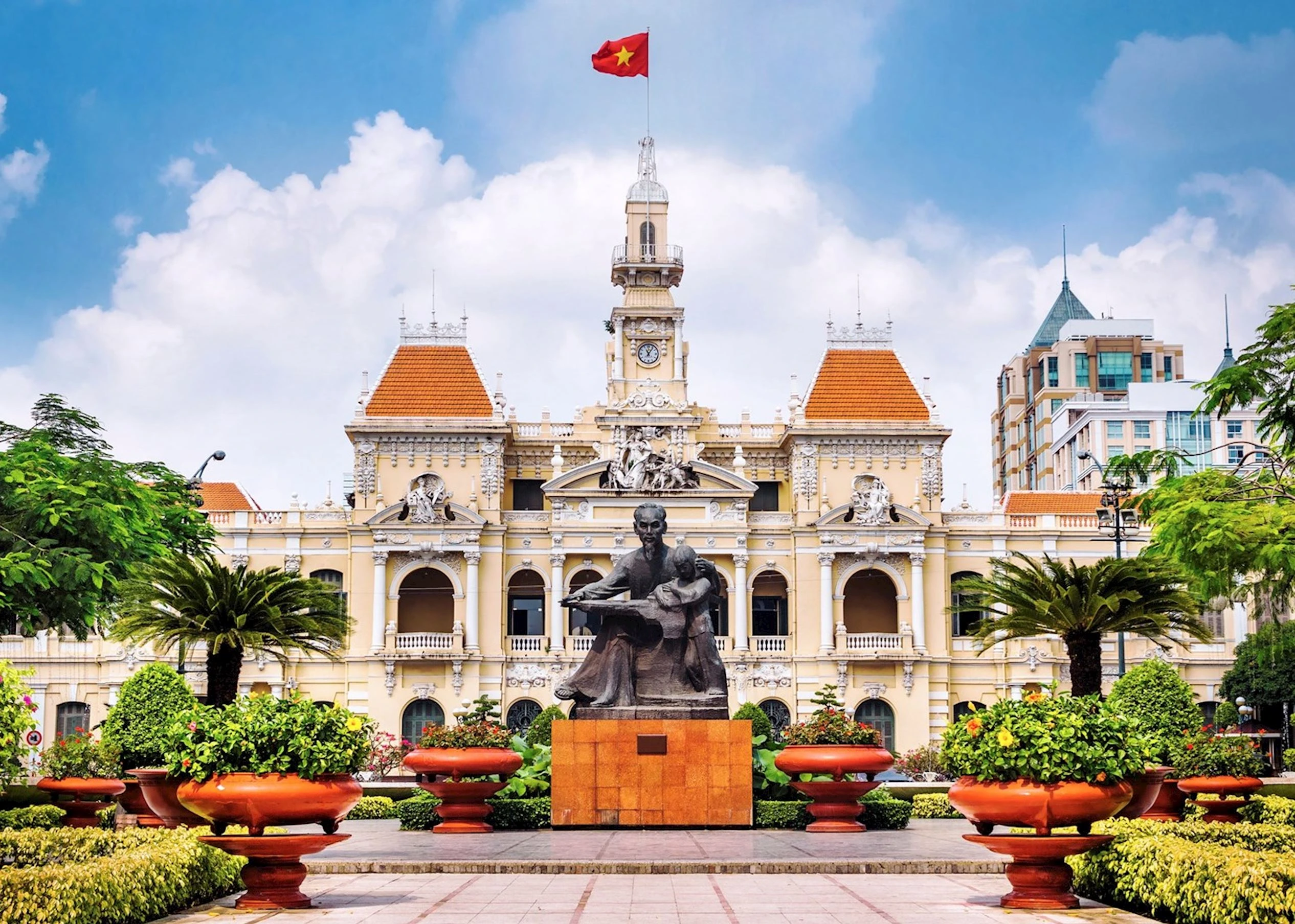 Arrive in dynamic Ho Chi Minh City, where French colonial charm meets bustling Vietnamese life. Visit the Reunification Palace, explore Notre-Dame Cathedral, or dive into the city's street food scene. Ride a cyclo through the alleys, shop local markets, or attend a water puppet show. Return to your suite filled with the flavors and energy of Saigon. Enjoy every detail, from handcrafted cuisine and curated excursions to starlit evenings aboard your floating sanctuary.