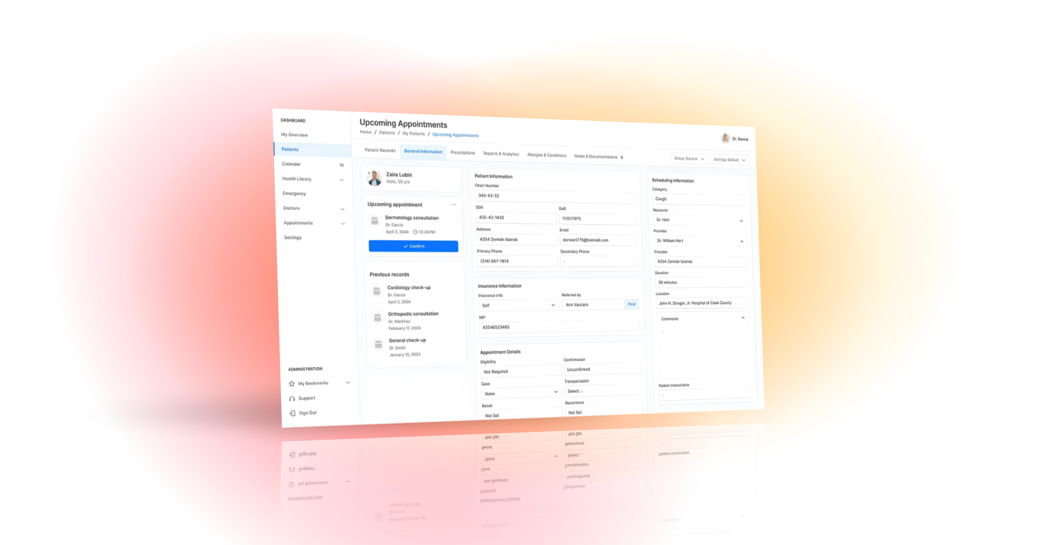 Das Krankenhausverwaltungssystem