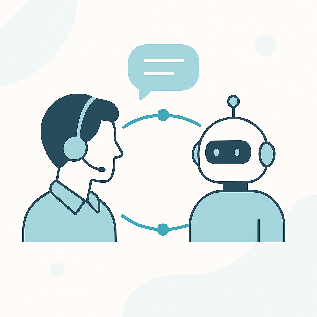 How an AI Agent Works With Your Team — Not Instead of It