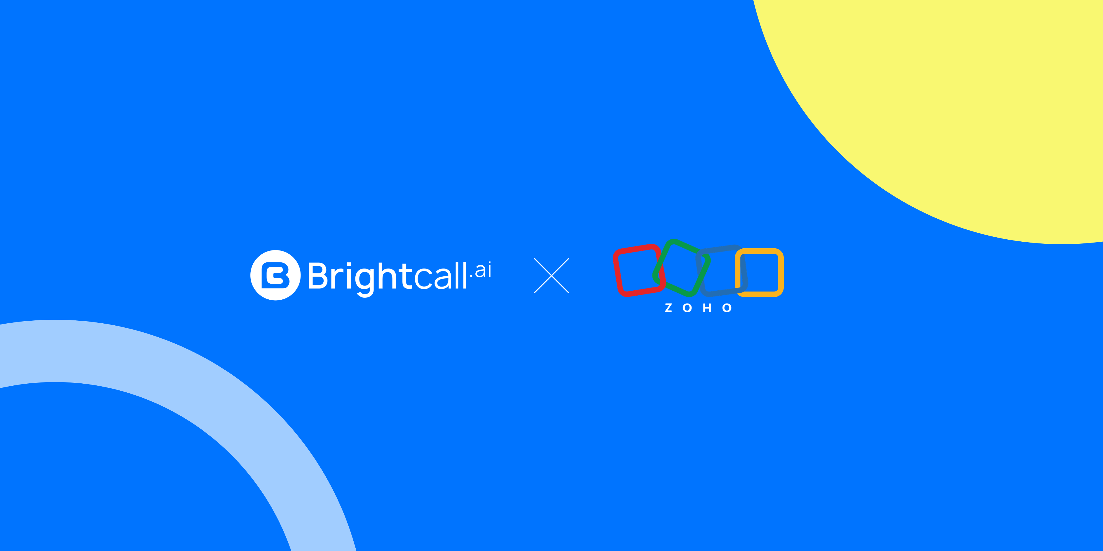 Brightcall x Zoho CRM: Smarter Calling Inside Your Customer Workflow
