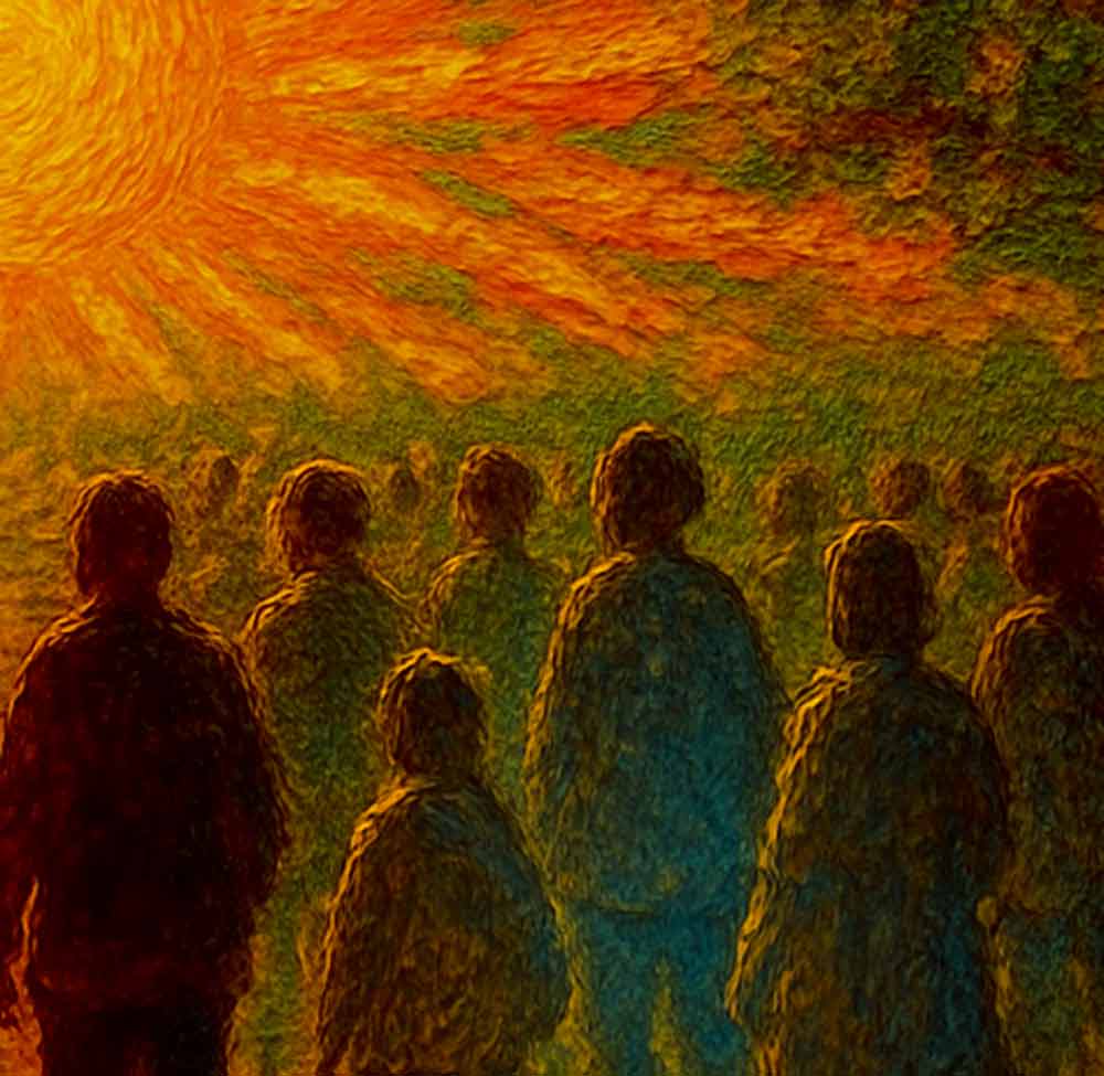 Shared Light people viewing a sunset together