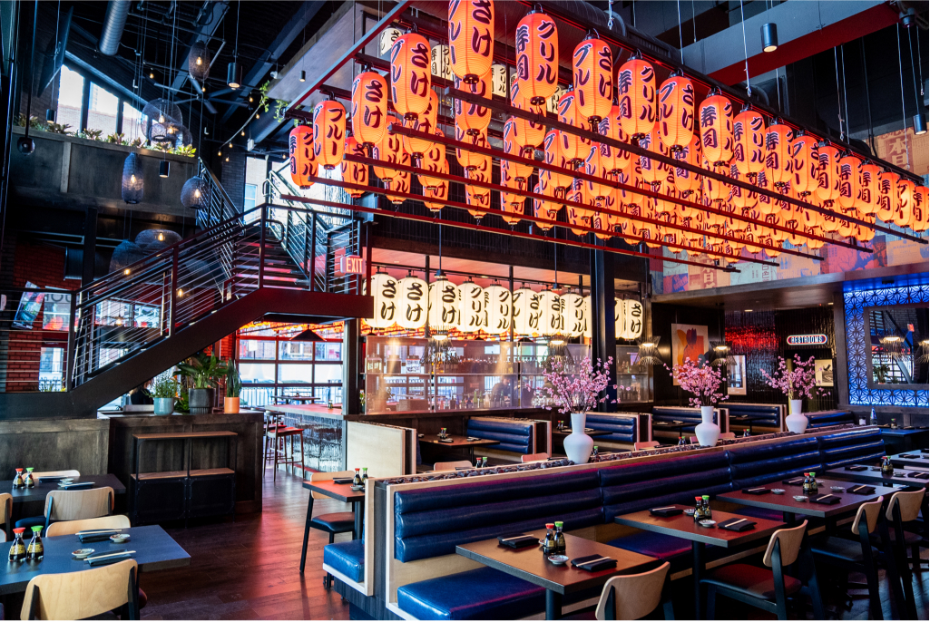 The main dining area at the Kansas City, Missouri location.