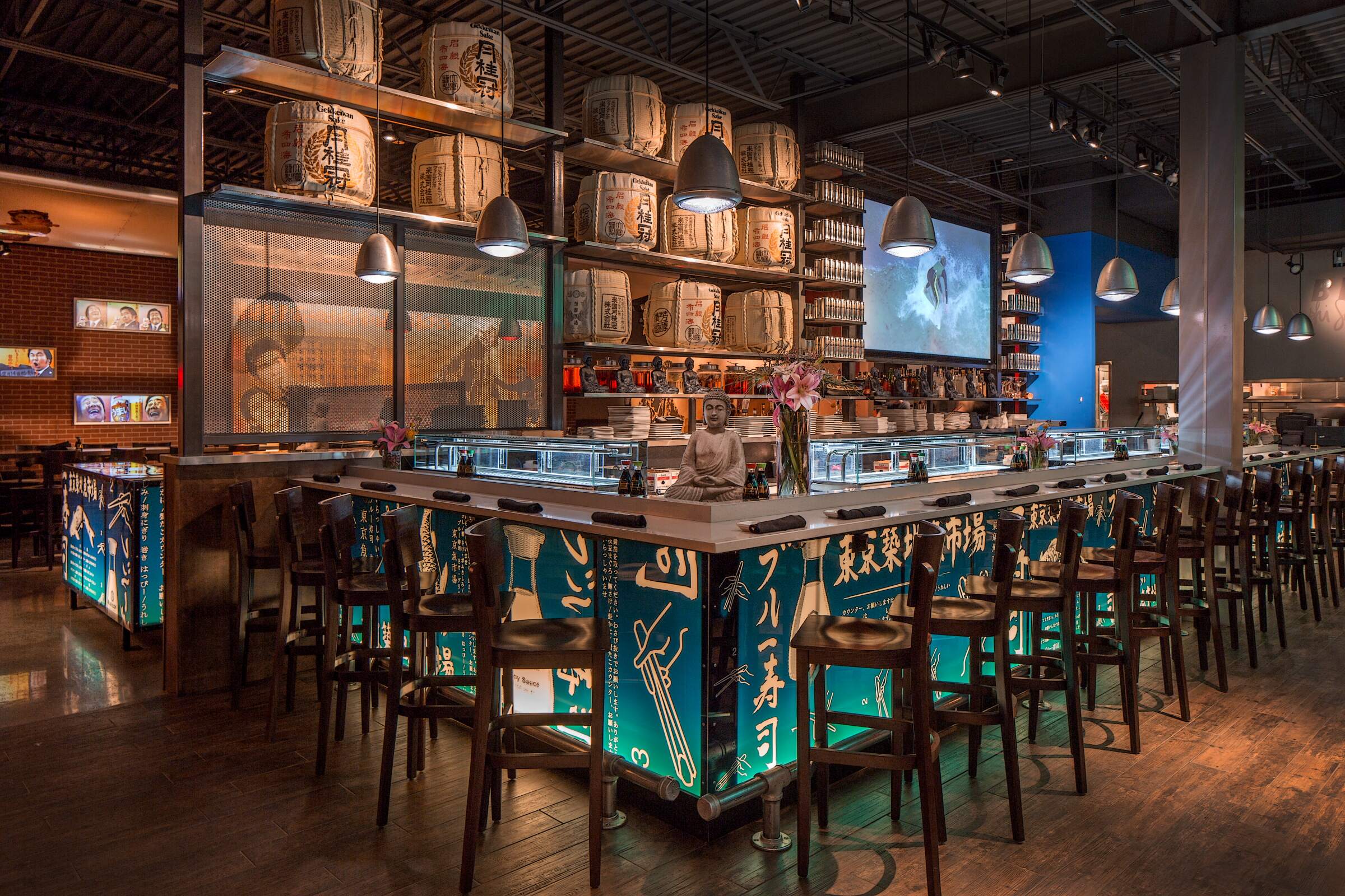 Grayhawk Pointe Blue Sushi location in Omaha, Nebraska.