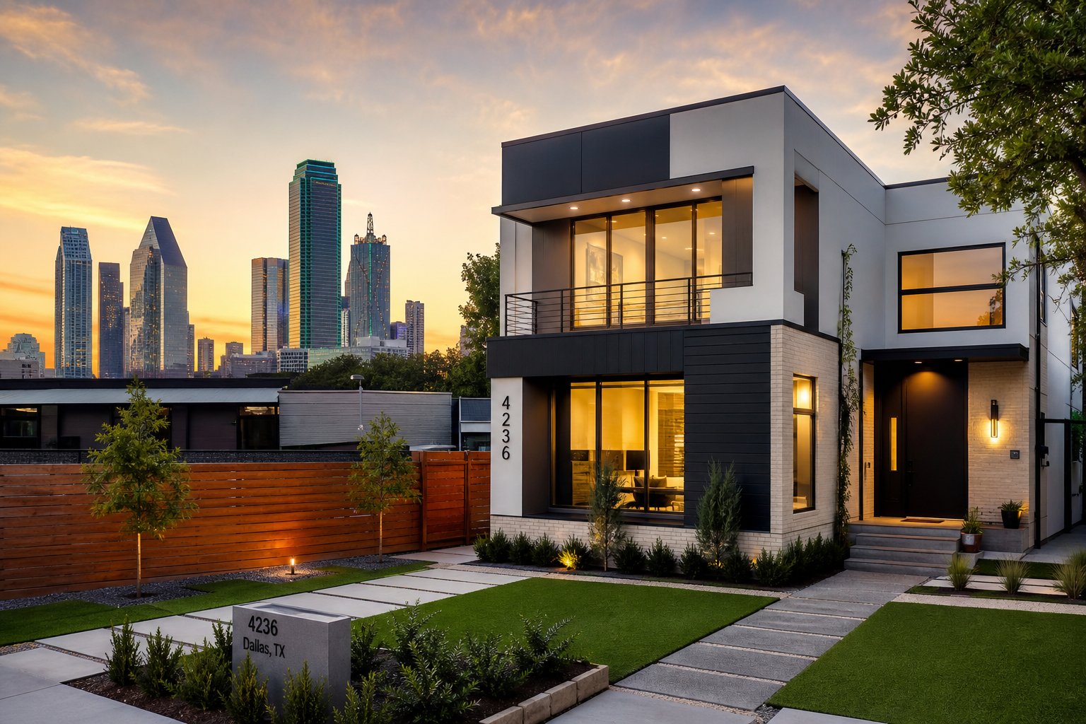 Modern Airbnb property in Dallas Texas