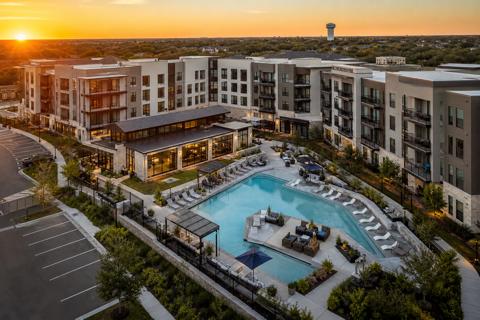 Modern Texas apartment complex for Airbnb arbitrage