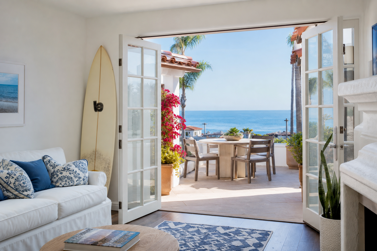 Coastal San Diego vacation rental with ocean view