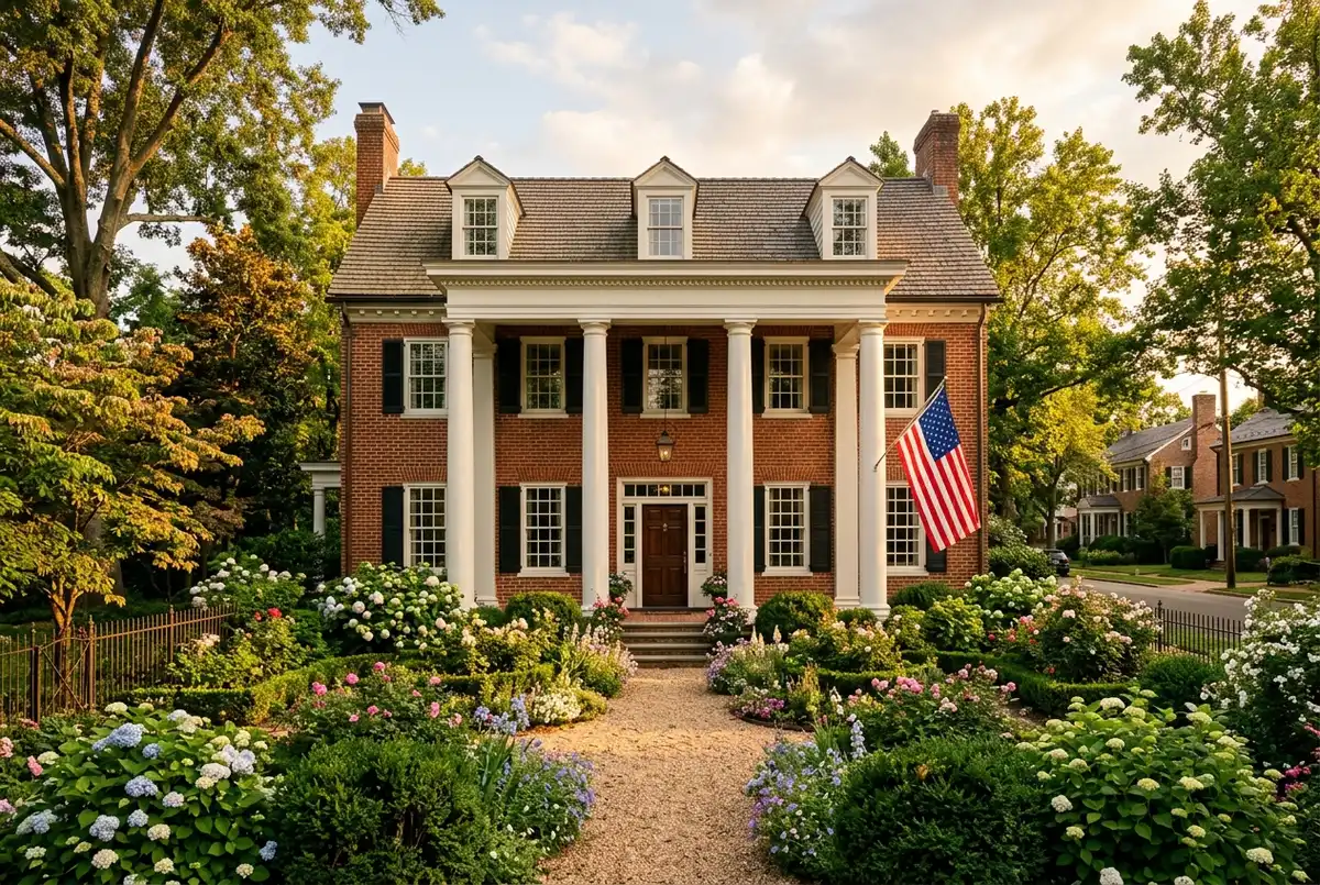 Historic colonial home in Virginia used as vacation rental