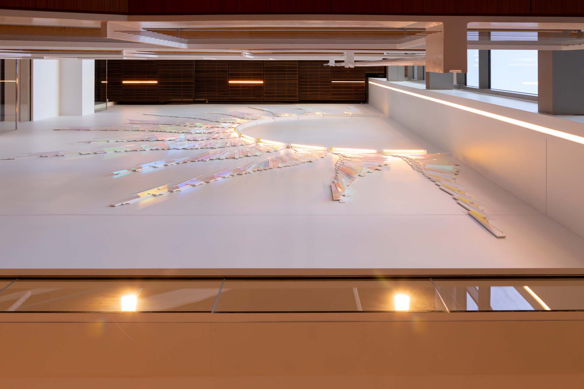 Santa Clara Dichroic Wall