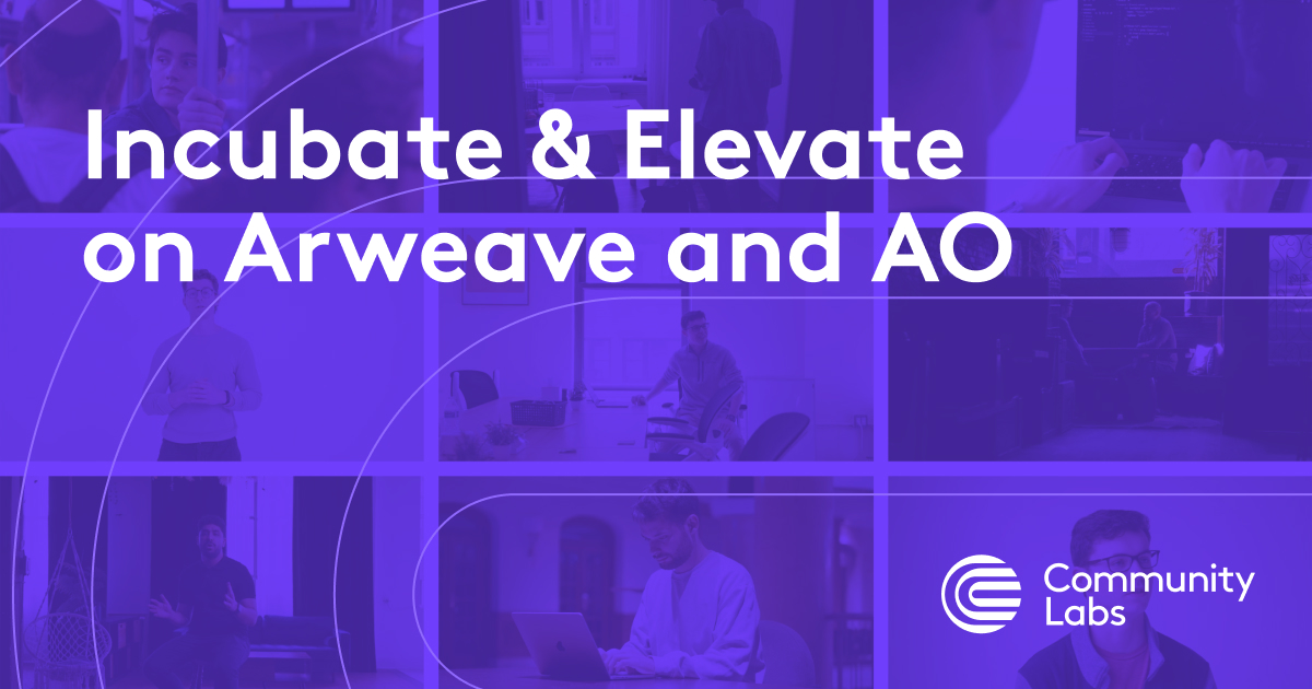 Community Labs | Building on Arweave & AO