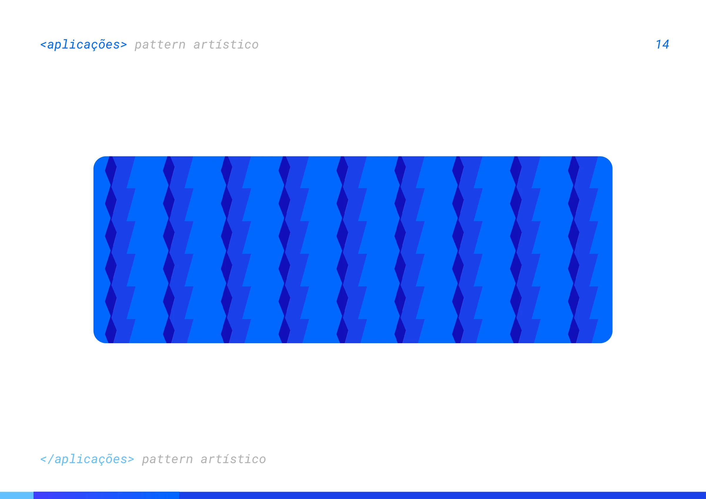 Página do guia da Dev.host mostrando um padrão artístico modular em diferentes tons de azul.