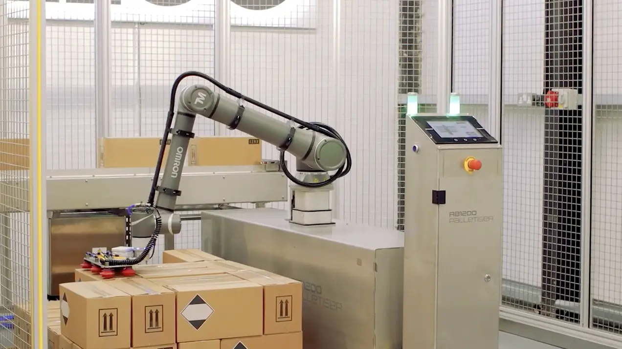 Reeco Cobot Arm Palletising