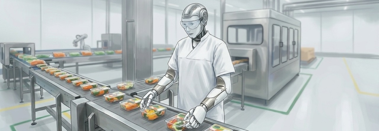 Humanoid robots for food manufacturing