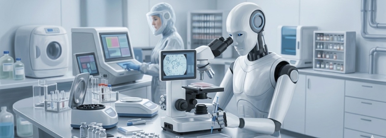 Humanoid robots for pharmaceutical