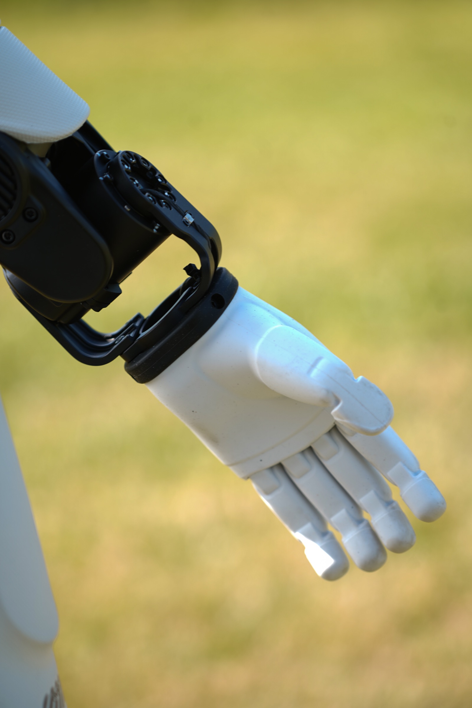 Close-up of AGIBOT X2 hand and wrist