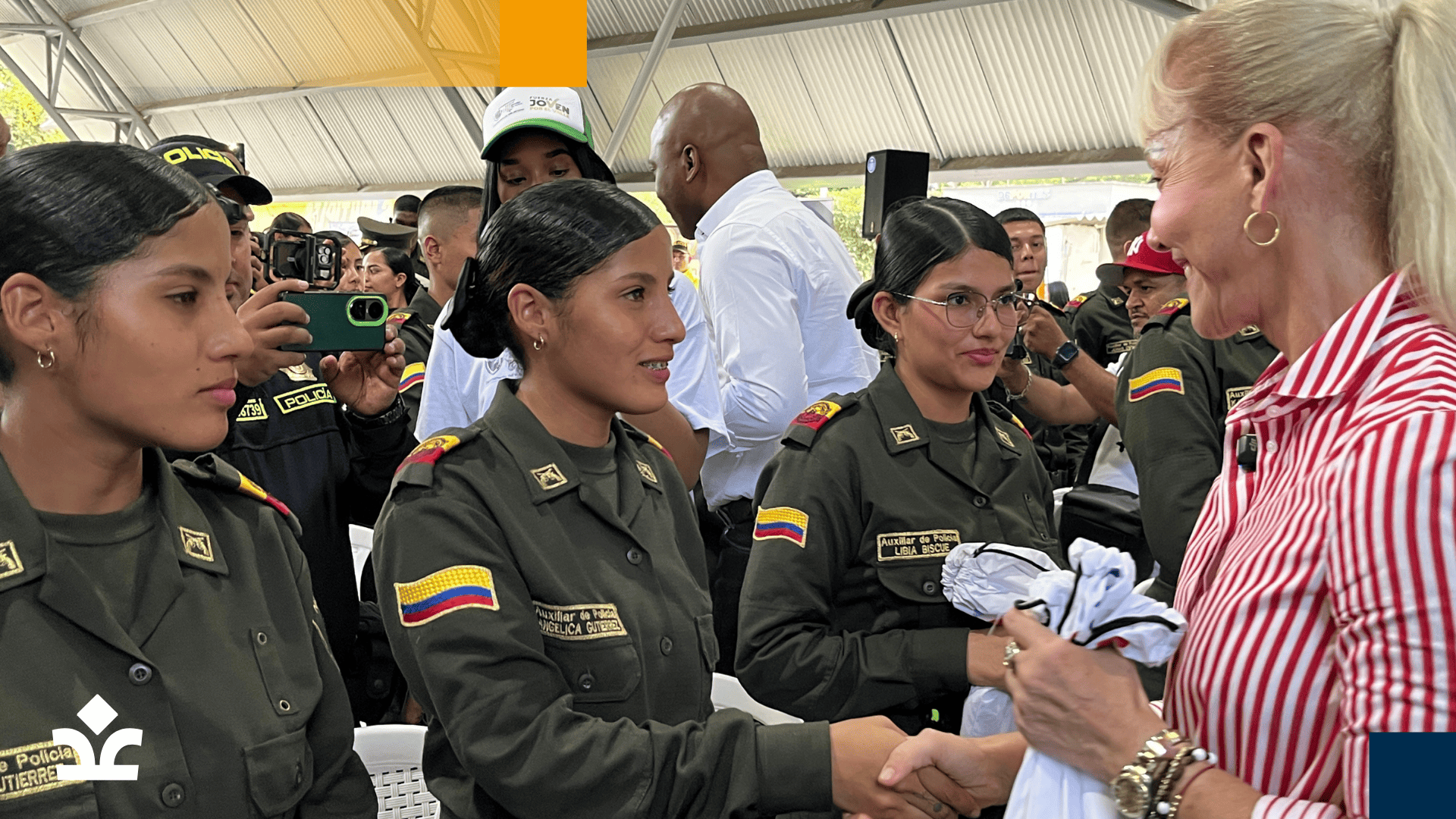 En el Polideportivo La Carbonera de Palmira, el compromiso con la juventud y la seguridad volvió a ser protagonista
