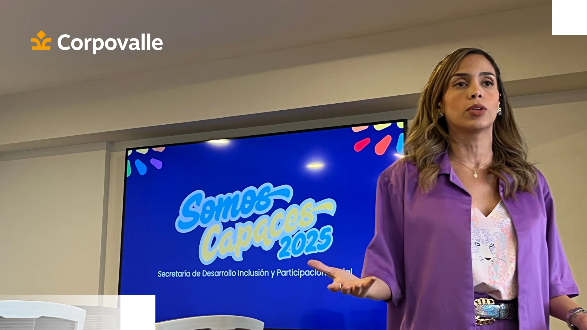 La actividad contó con la participación de Karen Rada, secretaria de Desarrollo, Inclusión y Participación Social