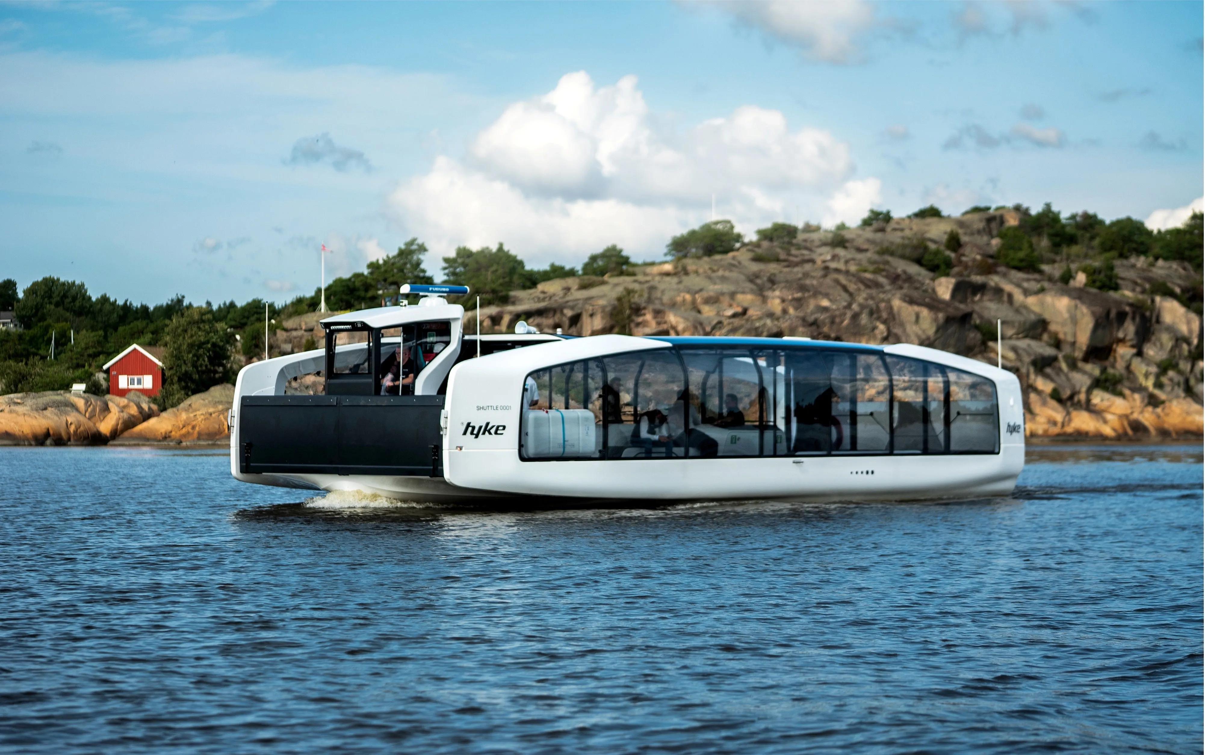 Hyke F-15 all-electric passenger ferry with the Pascal powertrain