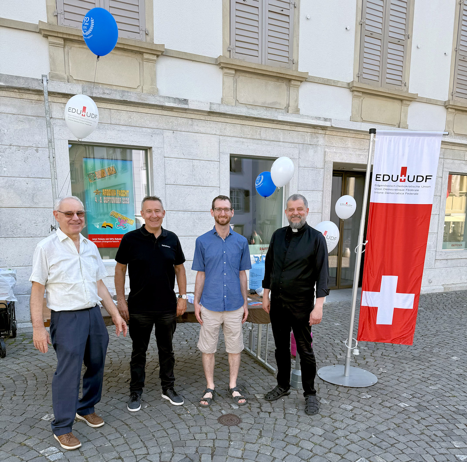 EDU Bezirkssektion Zofingen im Juni 2026 in der Altstadt von Zofingen