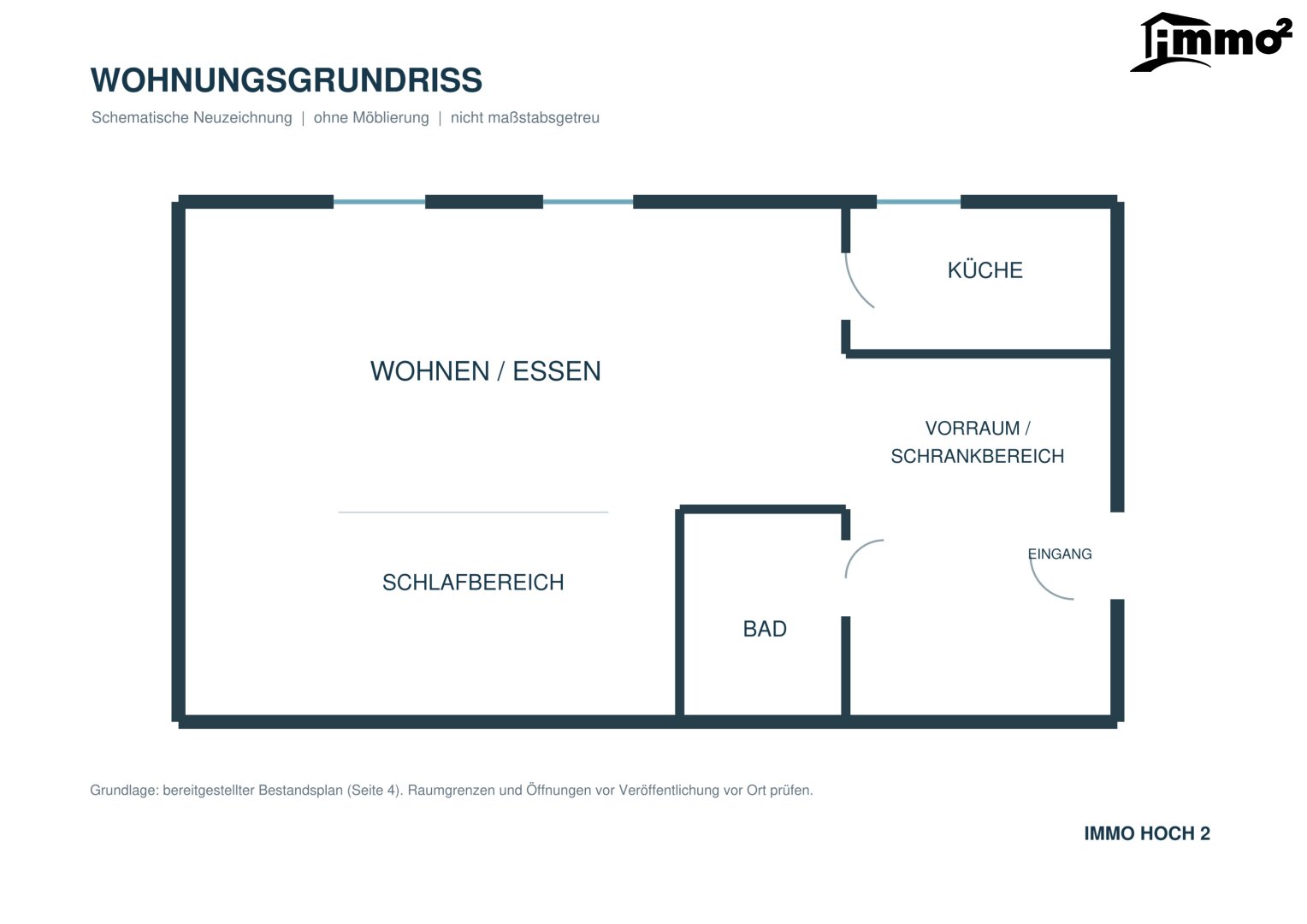 Charmante Kleinwohnung mit traumhaftem Blick auf die Draulände