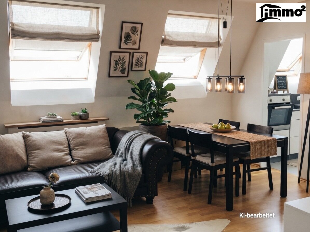 Charmante Kleinwohnung mit traumhaftem Blick auf die Draulände
