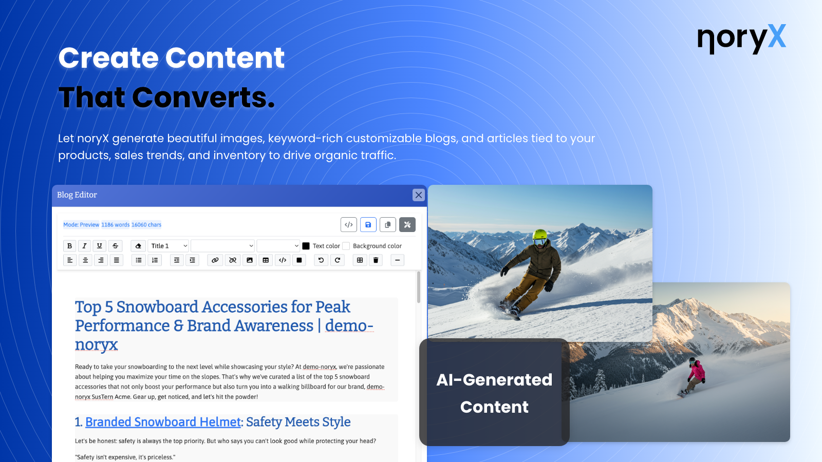 noryX AI blog generation ecommerce.png
