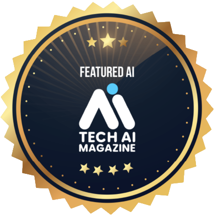 achievement medal for featured AI from tech AI magazine