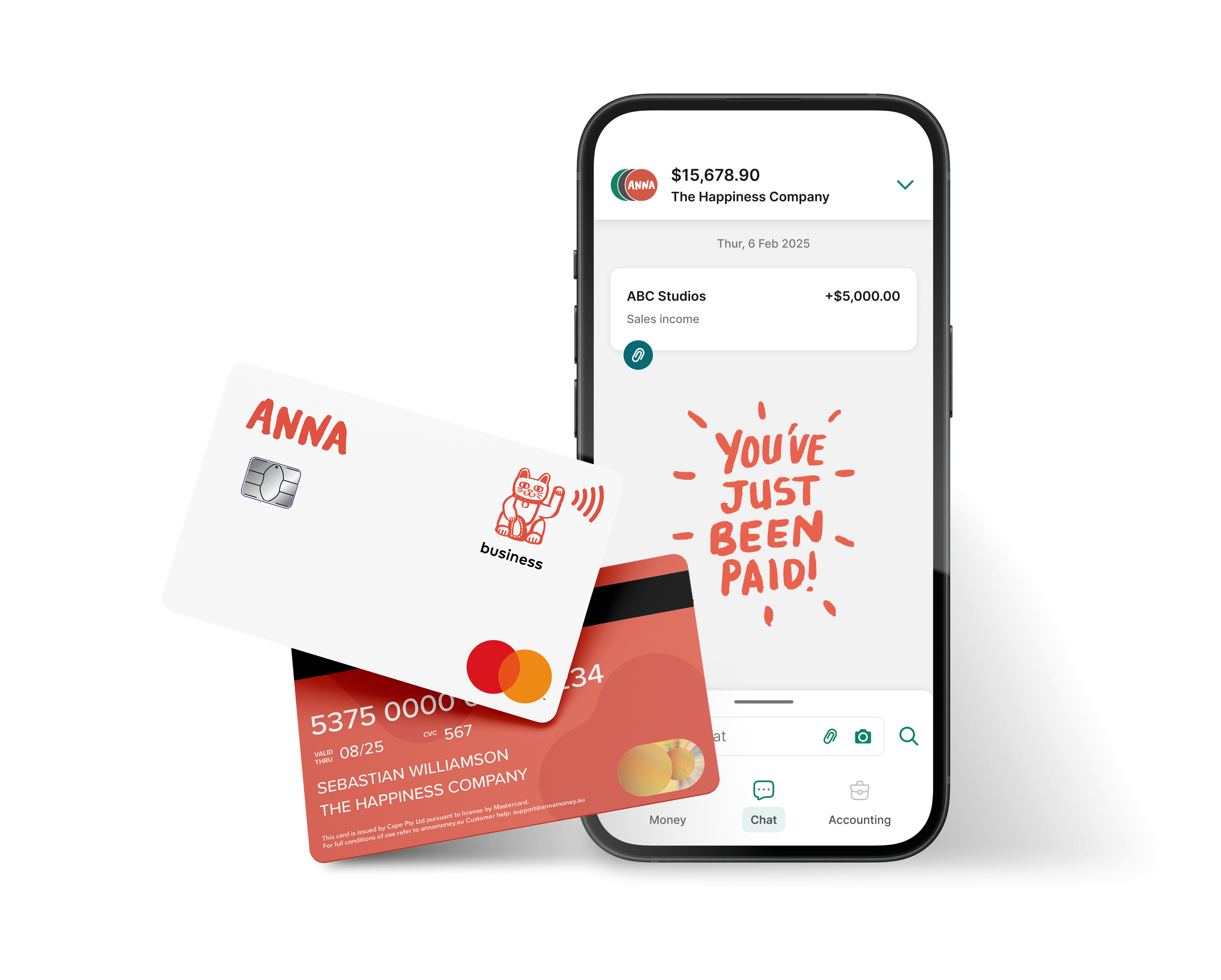 ANNA Money business account, payments and more for Australian businesses