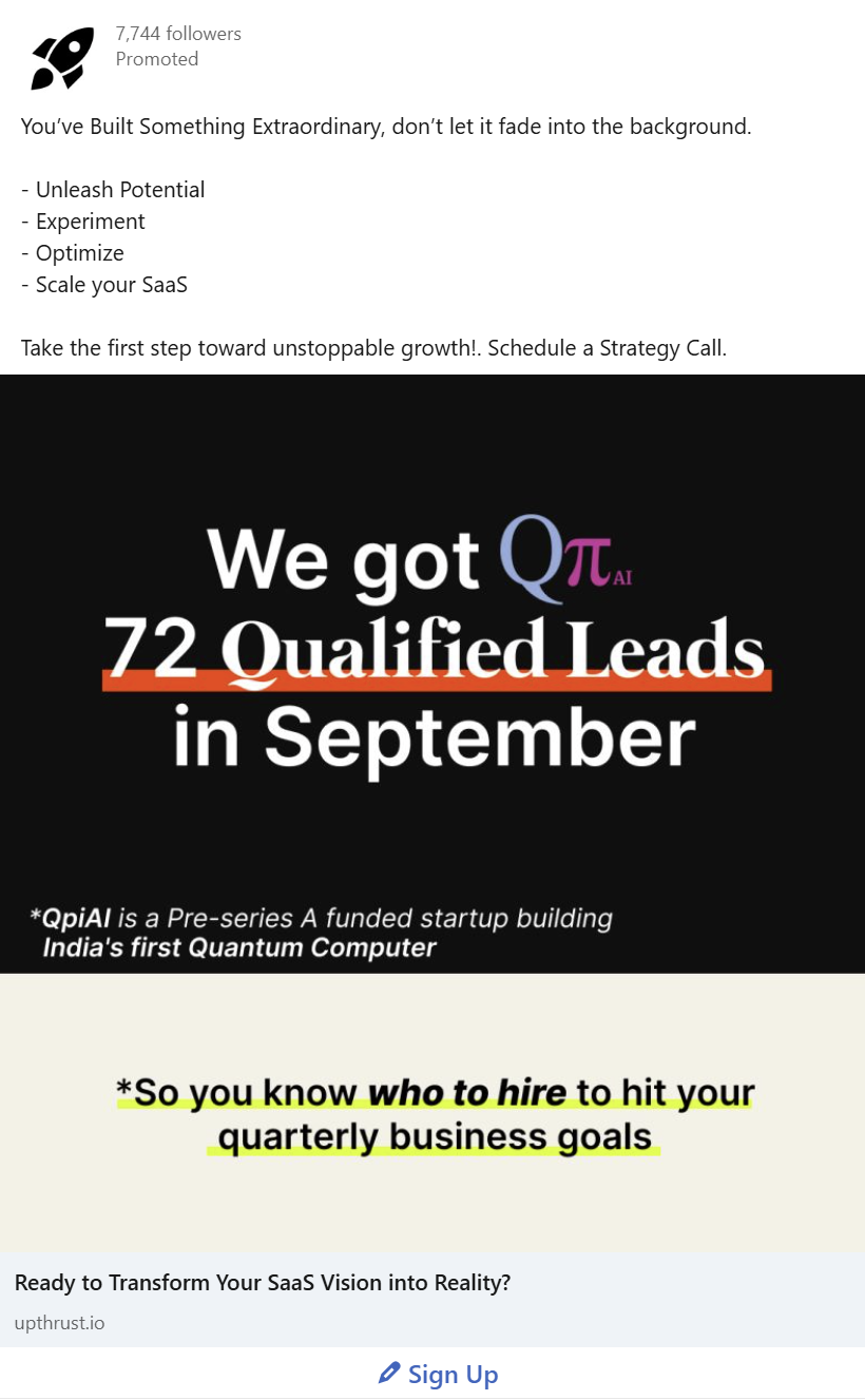 Ads by Upthrust