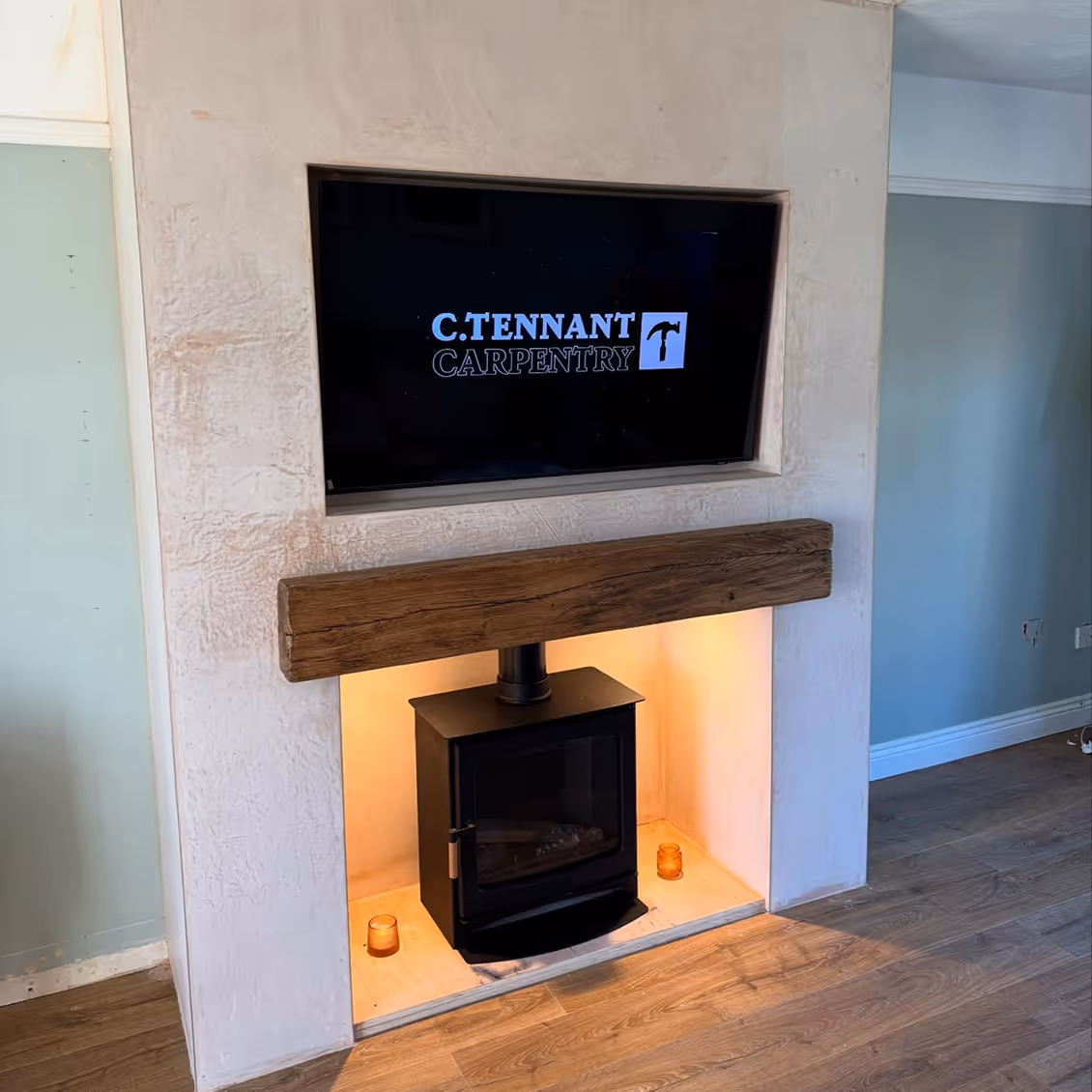 Chimney breast - close up