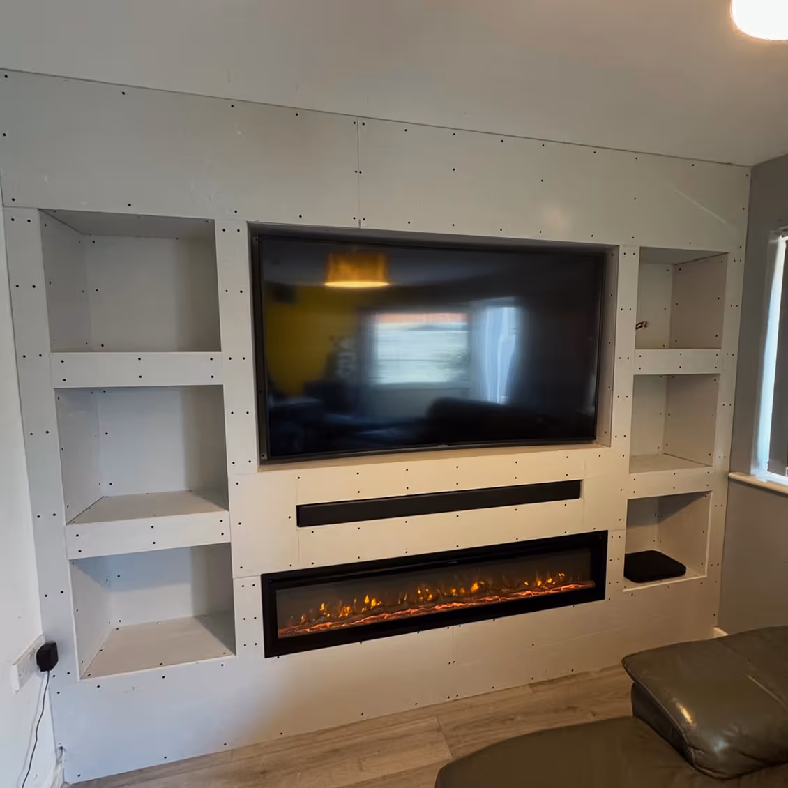 Media wall - completed job