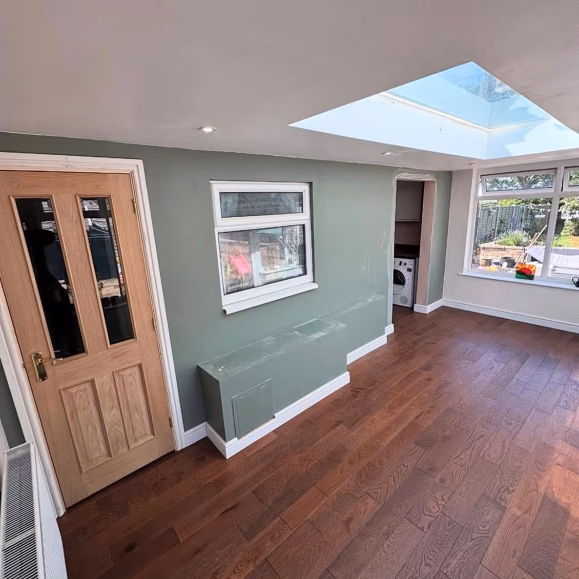 Completed flooring 