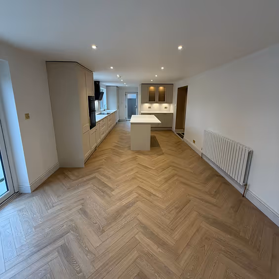 New kitchen and dining area space