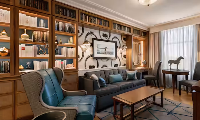 The Connell Suite hotel room at Embassy Suites by Hilton Berkeley Heights