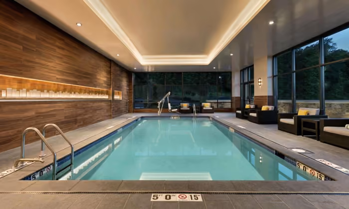 The pool at Embassy Suites by Hilton Berkeley Heights