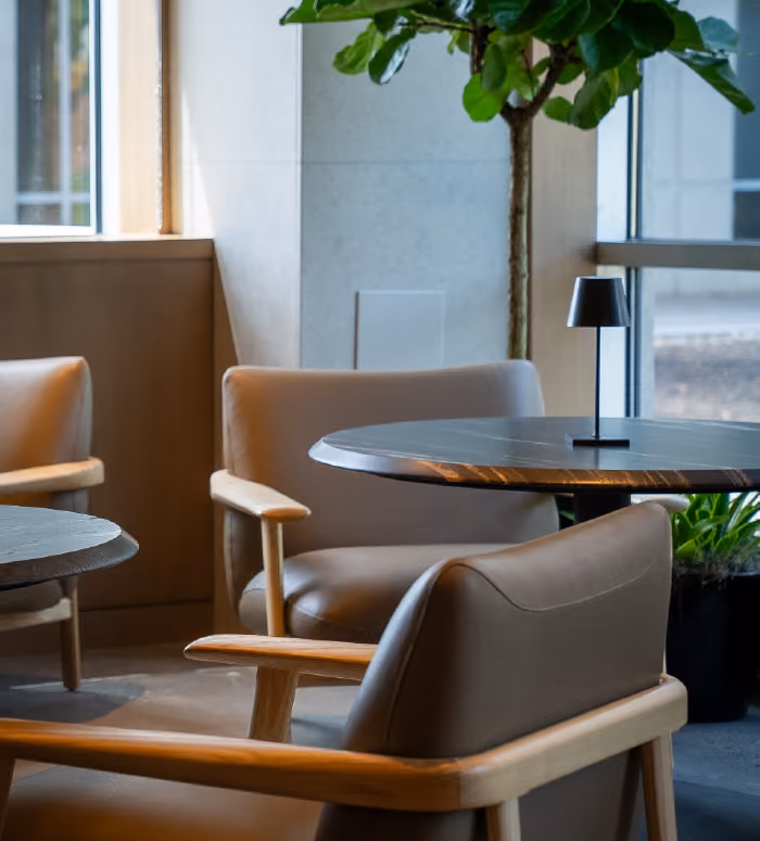 Lounge seating in Table and Banter Market