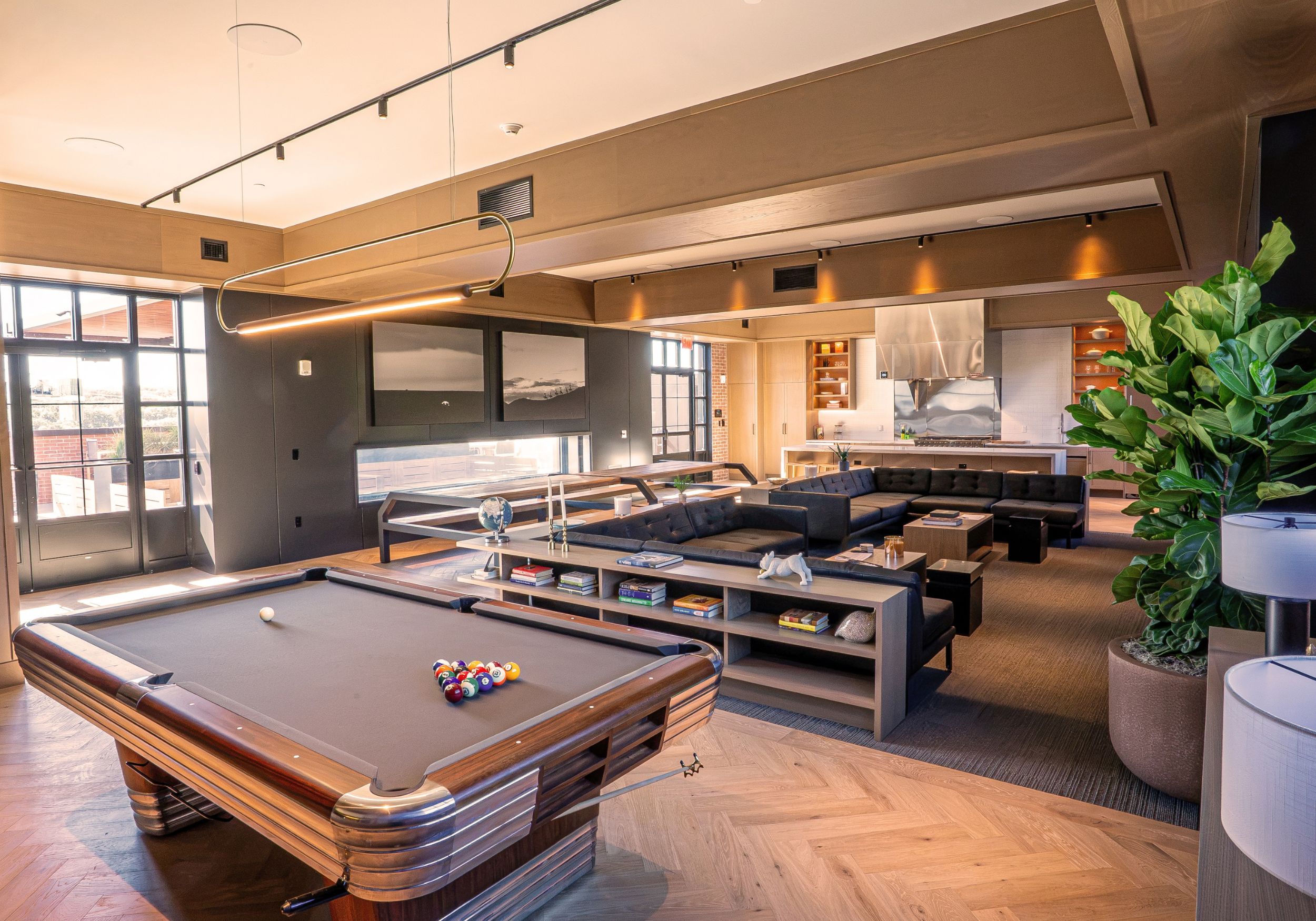 residents enjoying the common areas of RT Residences