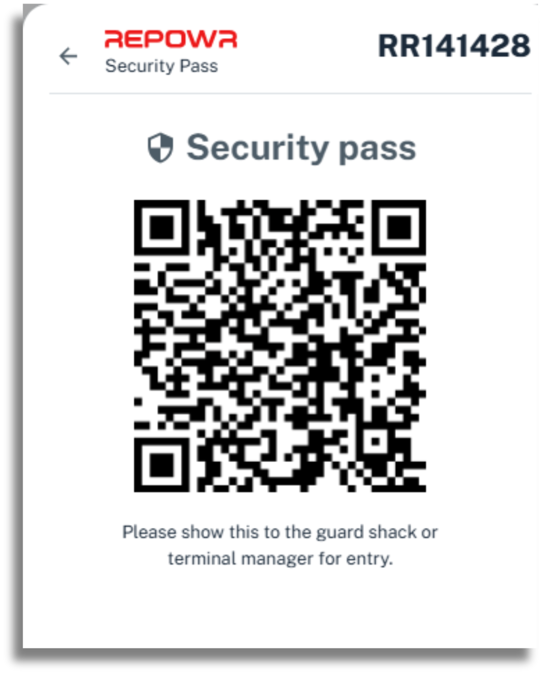 Custom Security Pass